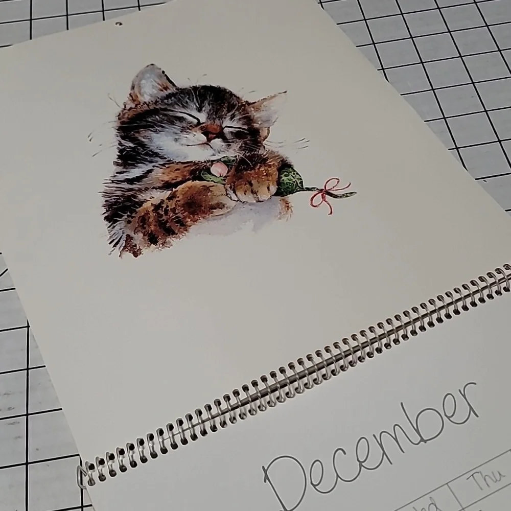 1985 Cozy Kittens Calendar, American Greetings - Vintage‎